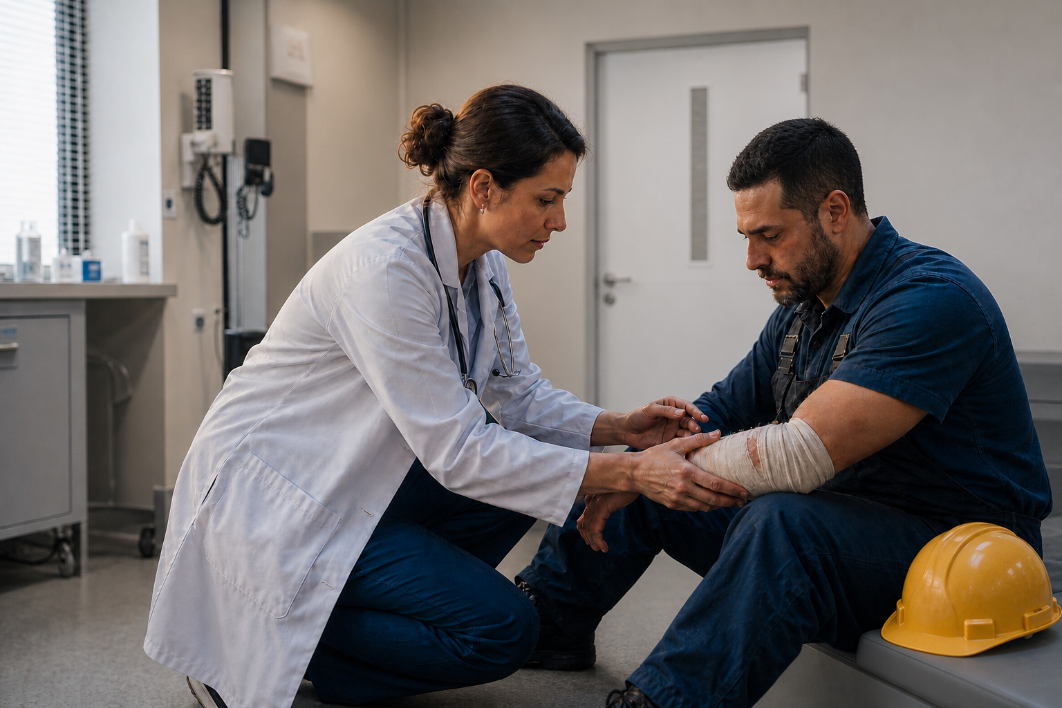 Medical Doctor Treating Injured Worker-2